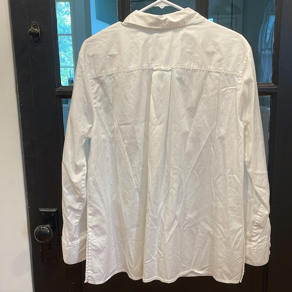 Talbots Basic White Button Down Shirt - Picture 3 of 3